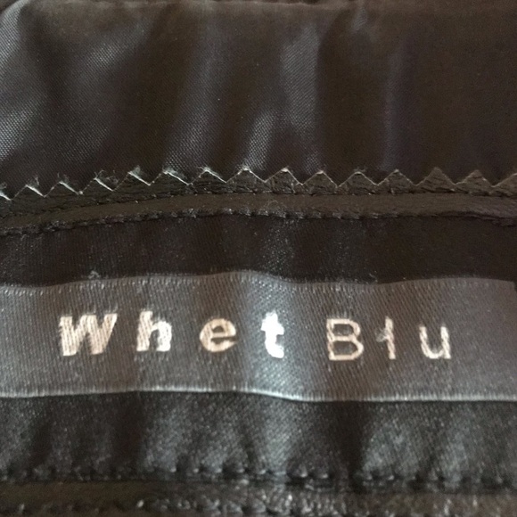 Whet Blu Black leather jacket - Picture 4 of 9